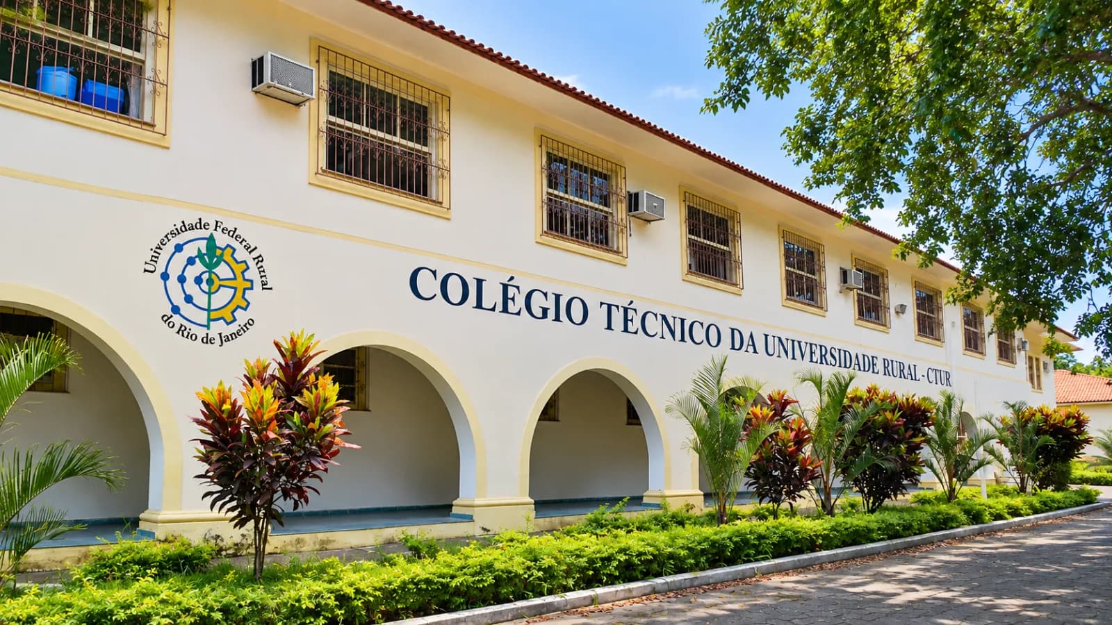Colégio Técnico da UFRRJ, CTUR, em Seropédica, onde serão realizados cursos técnicos com ingresso em 2027.